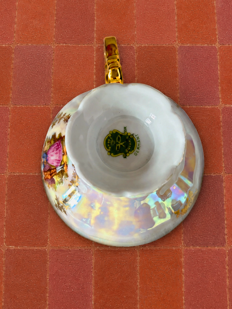 Vintage Bareuther Bavaria Tea Cup & Saucer