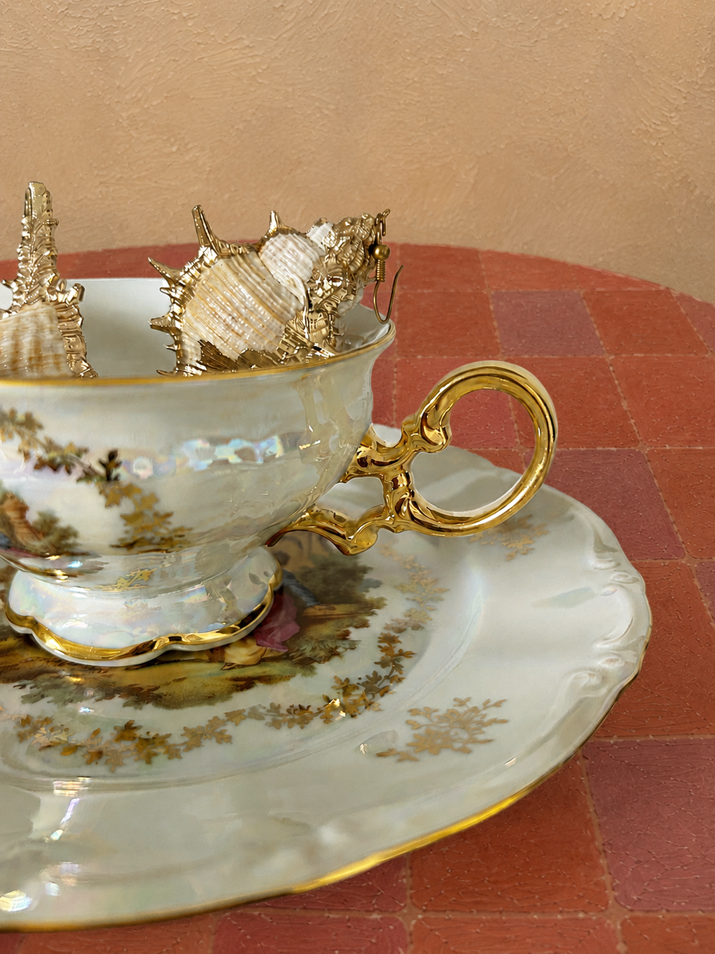 Vintage Bareuther Bavaria Tea Cup & Saucer