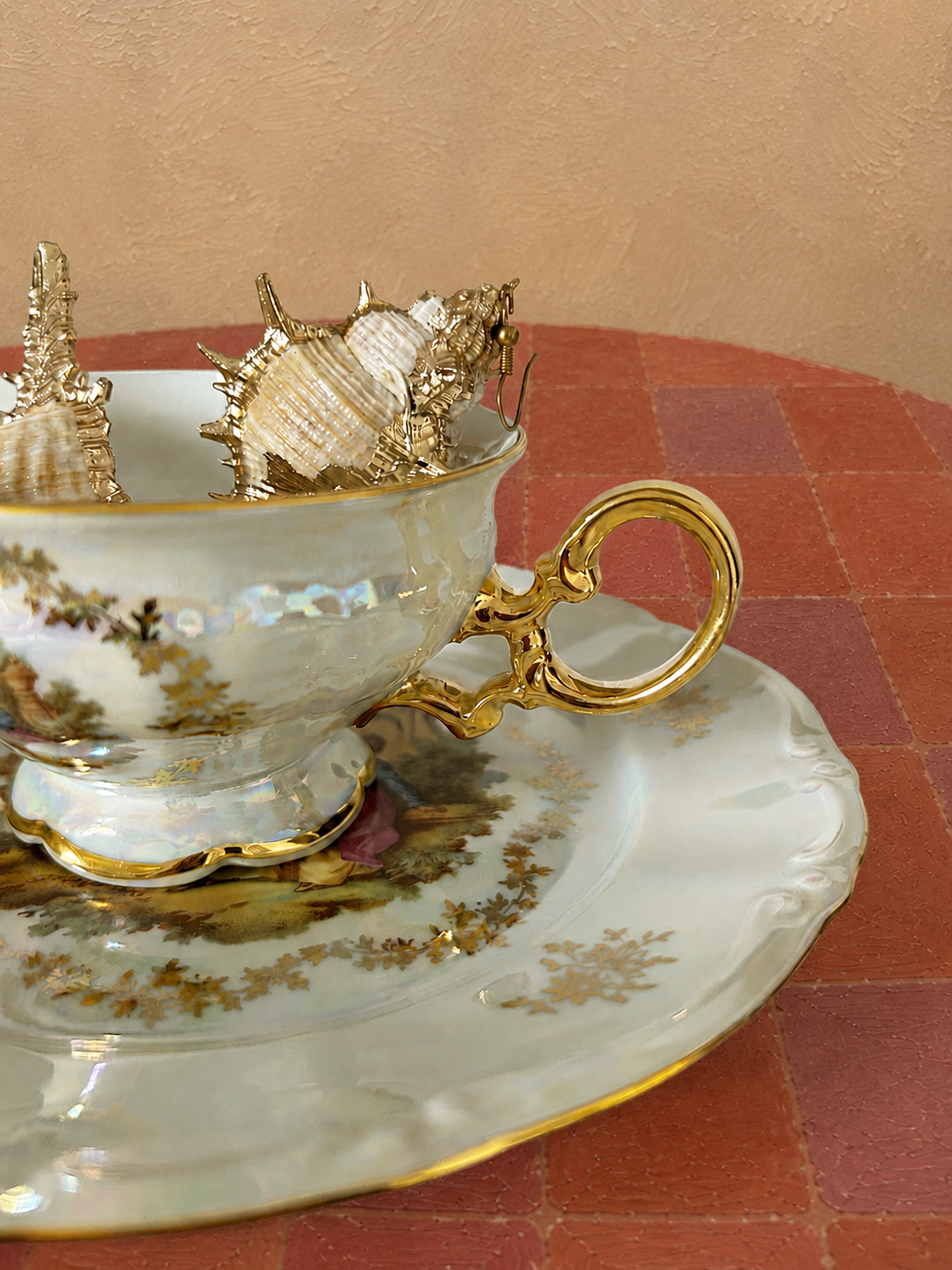 Vintage Bareuther Bavaria Tea Cup & Saucer